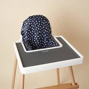 Wipeable Cushion for the Antilop IKEA Highchair - Moonlight Dalmatian
