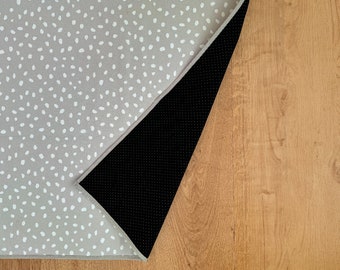 Wipeable Splash Mat - Mushroom Dalmatian Print