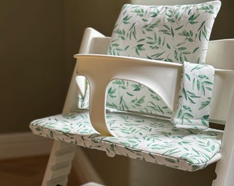 Wipeable Cushion for Stokke Tripp Trapp Highchair - Sage Leaf