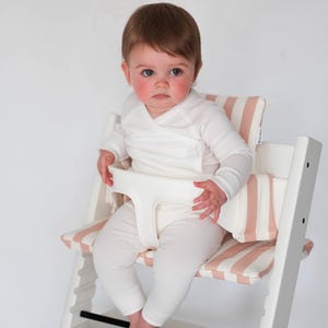 Cuscino lavabile per seggiolone Stokke Tripp Trapp - Biscotto a righe immagine 4