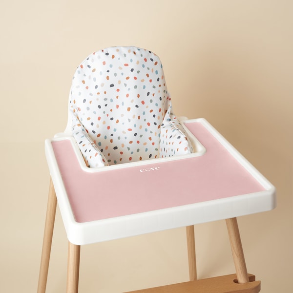 Wipeable Cushion for the Antilop IKEA Highchair - Rainbow Dalmatian