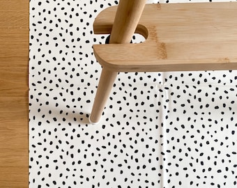 Wipeable Splash Mat - Dalmatian Print