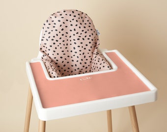 Wipeable Cushion for IKEA Antilop Highchair - Dusky Dalmatian