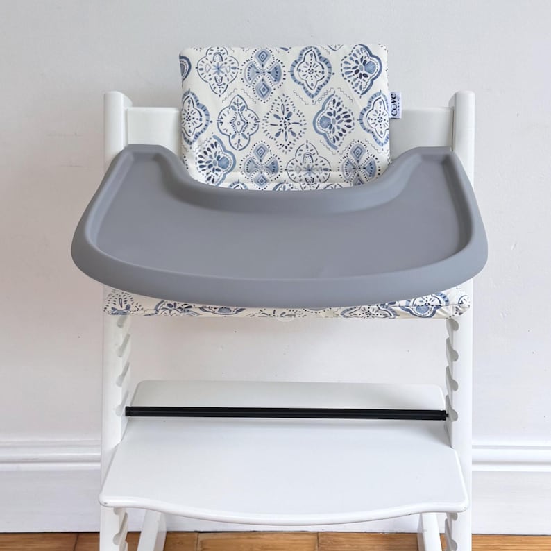 Pebble Grey Silicone Full Cover Placemat for Stokke Tripp Trapp Highchair image 3