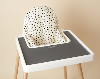 Wipeable Cushion for the Antilop IKEA Highchair - Cream Dalmatian