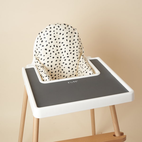 Coussin lavable pour chaise haute IKEA Antilop - Dalmatien crème