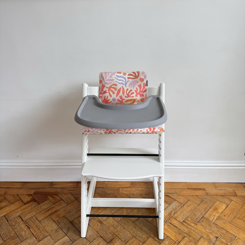 Pebble Grey Silicone Full Cover Placemat for Stokke Tripp Trapp Highchair image 4