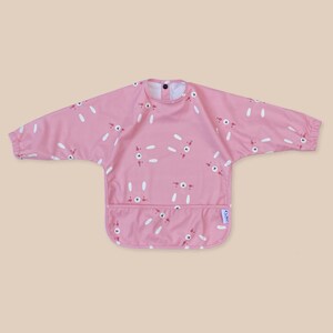 Long Sleeved Bib - Pink Bunny