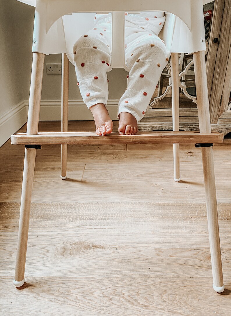 Adjustable Wood Footrest for IKEA Antilop Highchair Made in Etsy