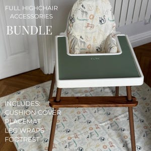 Full IKEA Highchair Set - Zoo Bundle