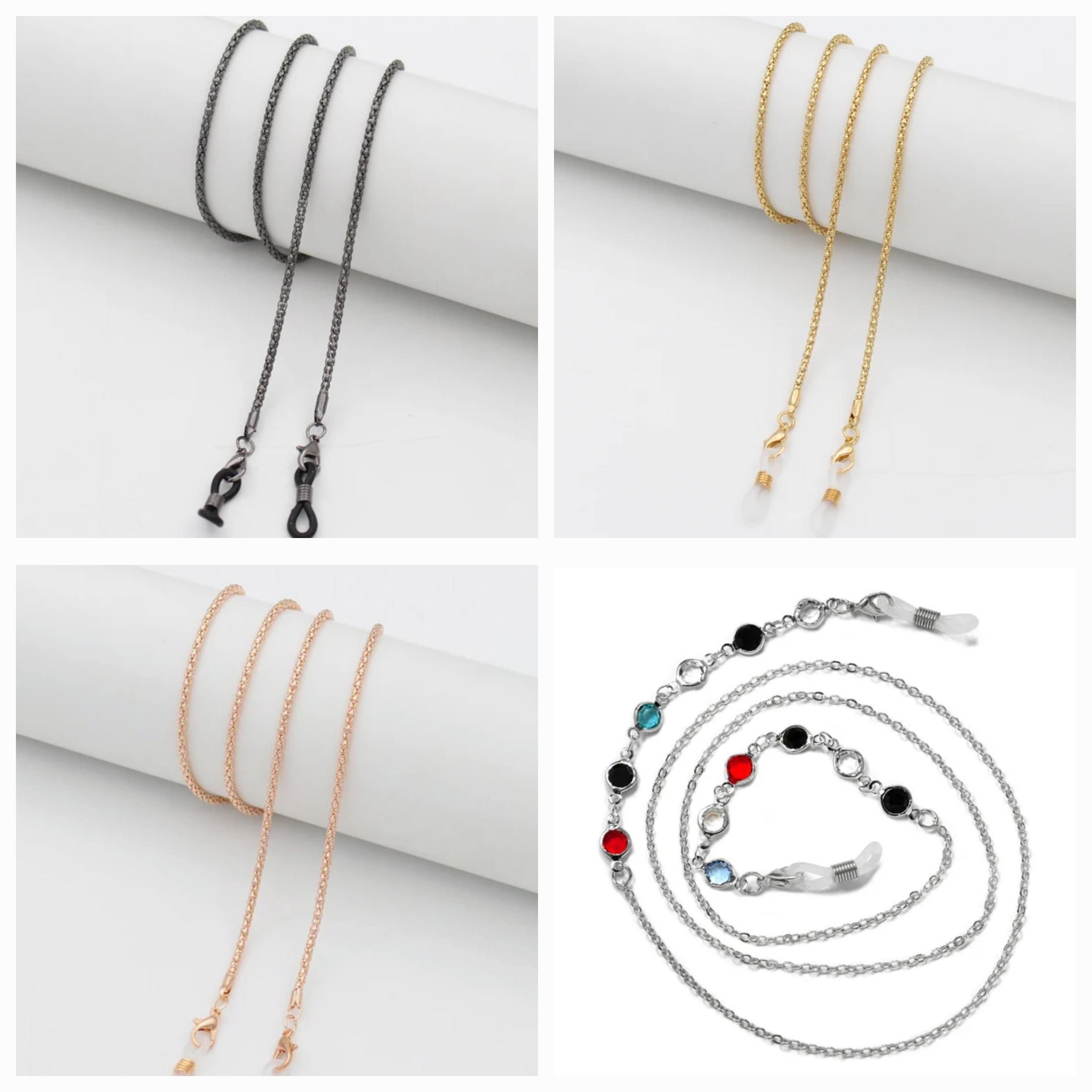 Eye Glasses Chain Necklace Chain Eyeglasses Chain Lanyard Beaded