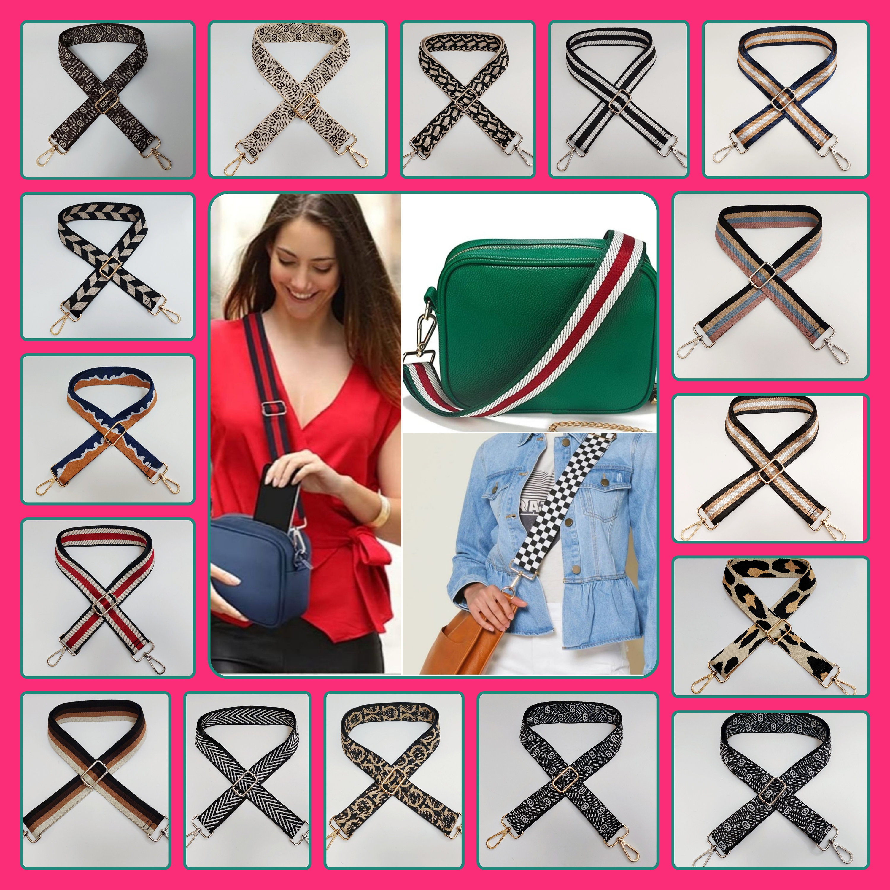Designer guitar cheap straps for handbags