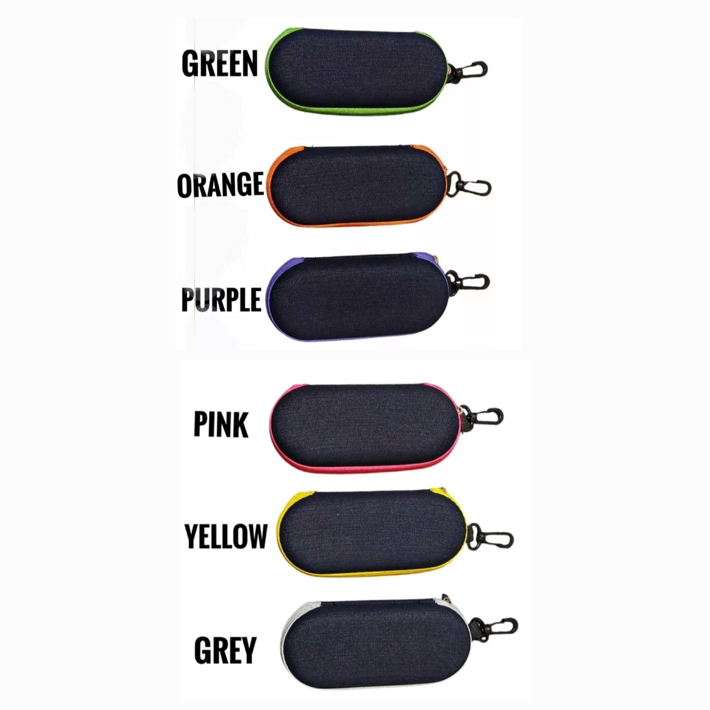 Spectacle Casing Portable Zipper Eyeglasseses Case Reading Sunglasses Denim Case Eyewear ...
