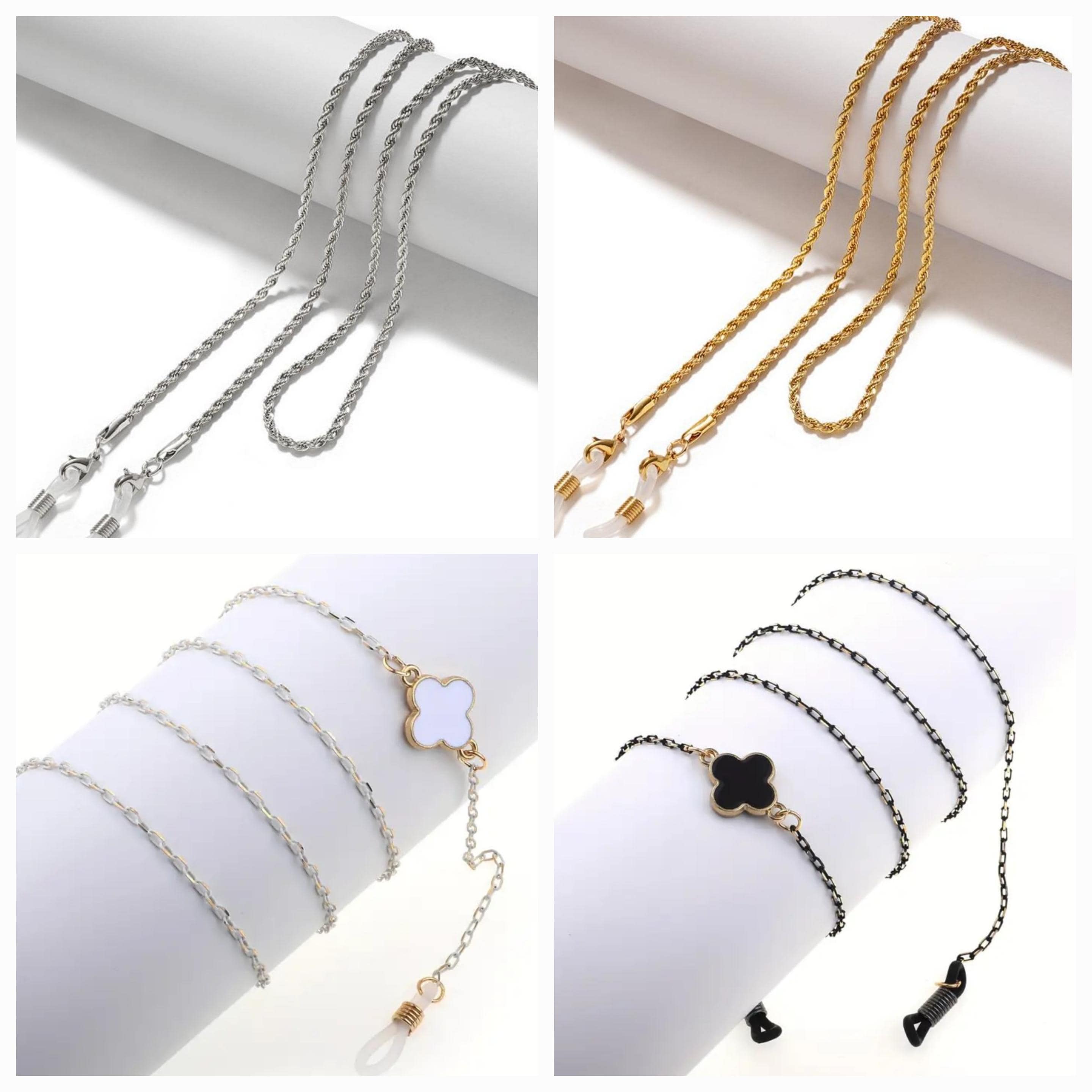 Eye Glasses Chain Necklace Chain Eyeglasses Chain Lanyard Beaded