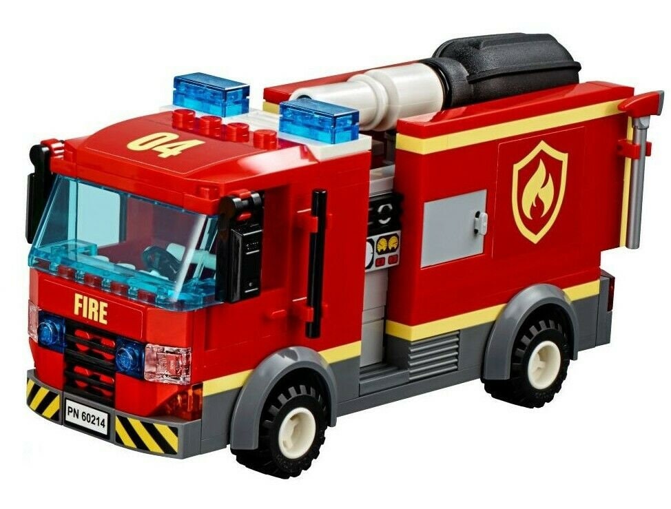 LEGO City FeuerwehrAuto Rettungswagen Wasserpumpe & Minifigur | Etsy