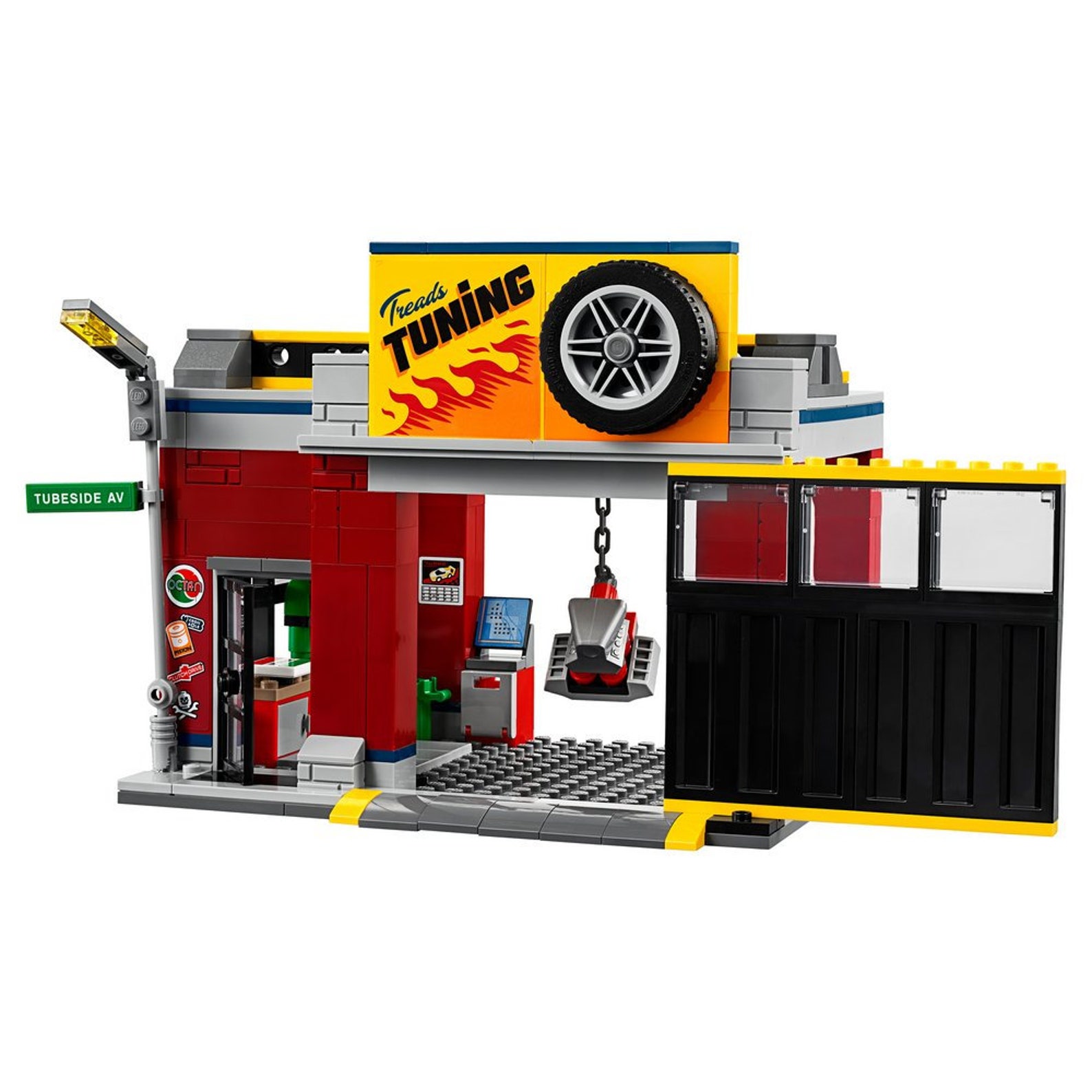 LEGO City Car Mechanic Repair Garage Service Centre Tuning Etsy