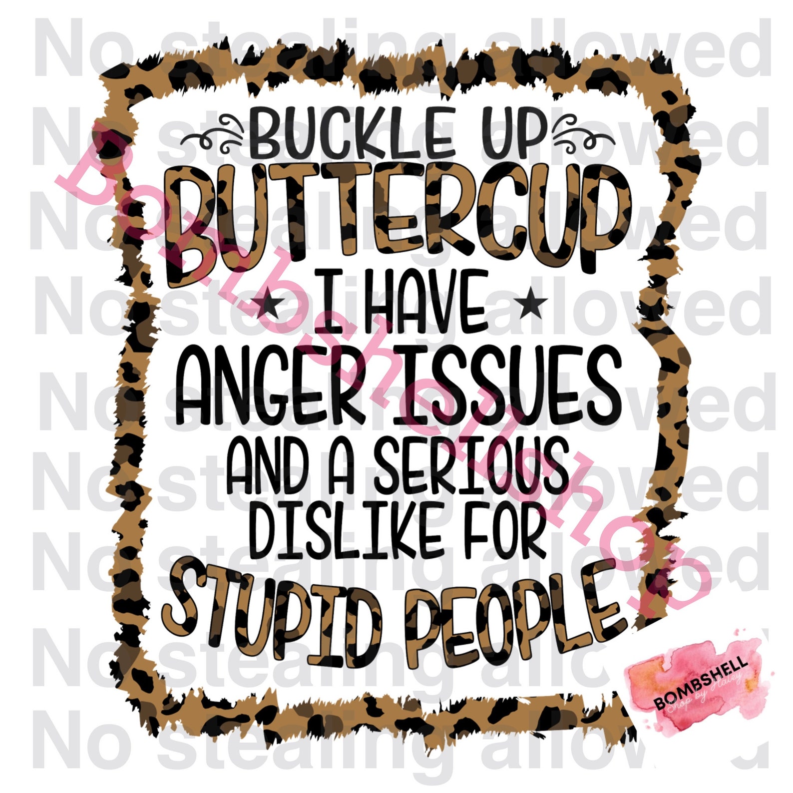 Buckle up Buttercup Sublimation Print READY TO PRESS Etsy
