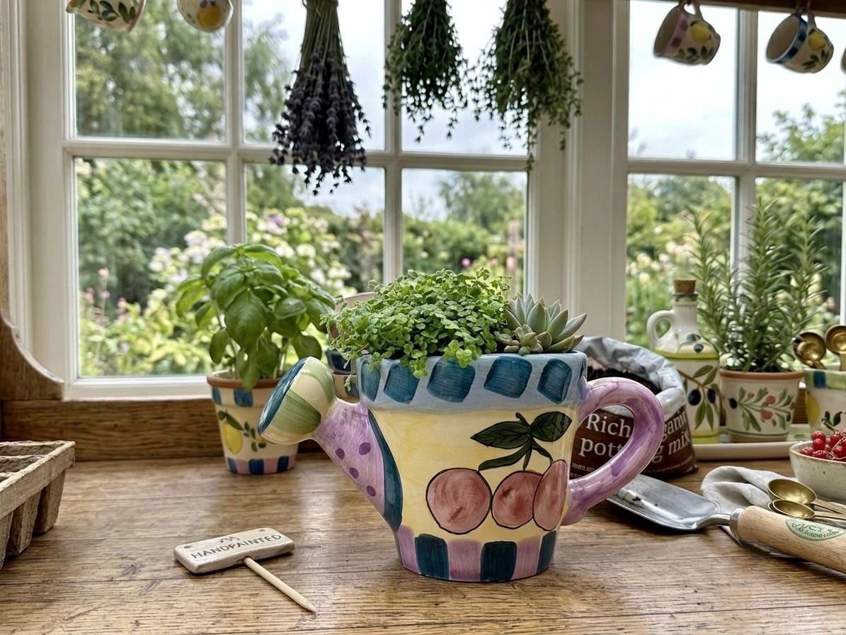 Watering Cans Hand Painted - Etsy Canada