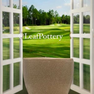 Carina Brown/Pink Ceramic Planter with Saucer Attached/Planters and pots/Ceramic Planters/Indoor Planters/Plant Pot/Indoor Plant Pot/Planter