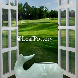 Mr. Willie Whale Ceramic Planter Pot/Planters and pots/ Birthday Gift/Gift for her/ Gift for him/ Plant Lovers/ Whale lovers/Gift
