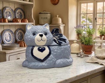 Momoyo Torimitsu Bunny Cookie Jar, Mint Blue - Etsy