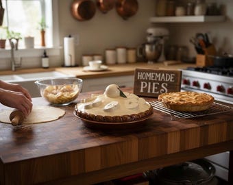 ヴィンテージ　蓋付きパイ皿 Pie Keeps 　蓋2枚　ポルトガル il_340x270.7620420952_njch.jpg