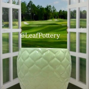 Reptile Green Ceramic Planter Pot with Drainage Hole/ Planters and Pots/ Ceramic Planter/Indoor Planter/Outdoor Planter/Birthday Gift/Gift