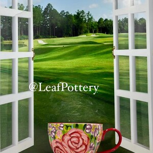 Red Flowers & Wild Flower Multi Colored Ceramic 16oz Mug/ Ceramic Mug/Coffee Mug/ Mugs/Birthday Gift/Tea Mug/Tea Cup/Coffee Cup/Mugs Gift
