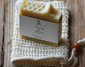 Bolsa de jabón de cáñamo: Toallita exfoliante natural