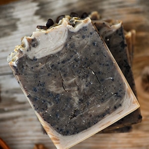 Coffee Scrub - Exfoliation Bar - Brewed Coffee Bar - Vegan- Natural Handmade Soap, Anticellulite - Stimulating Coffee Soap