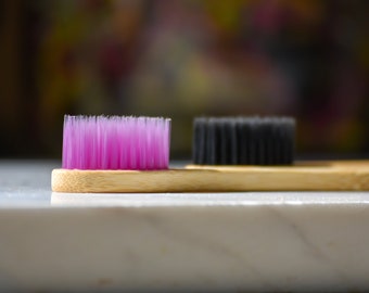 Eco Environmentally Friendly Bamboo Toothbrushes | Biodegradable  | Sustainable | Stylish Oral Care | Zero Waste  |  Natural Toothbrush