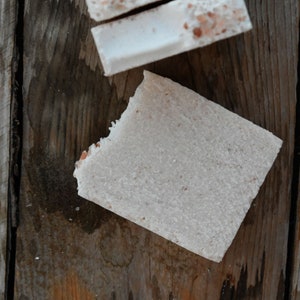 Lavender & Lemongrass Salt Bar Refreshing Soap Spa Soap Vegan Soap Cold Process Soap Essential Oil Soap Handmade Soap zdjęcie 6