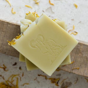 Jabón líquido suave para bebés: Caléndula de leche de burra – Sin perfume. Cuidado natural y suave para la piel.