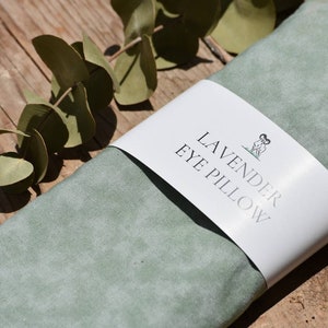 Therapeutic Weighted Pillow | Aromatherapy Eye Pillow | Sleep Remedy Pillow | Meditation Pillow | Organic Pillow | Relaxation Gift