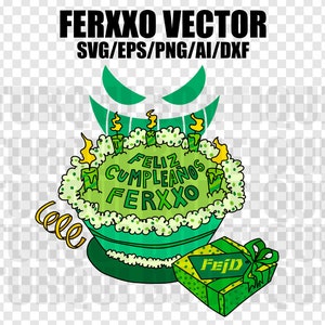 Ferxxo Feliz Cumpleaños Vector SVG/PNG/AI, Vector Digital File for Cricut, Design Feid Nitro Jam Tour