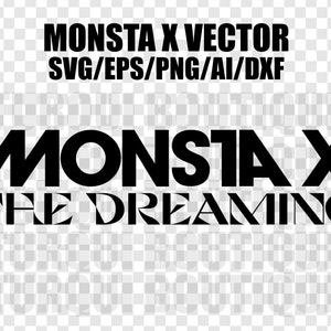 Monsta X Logo Vector SVG/PNG/AI, Vector Digital File for Cricut, Design Kpop Monbebe