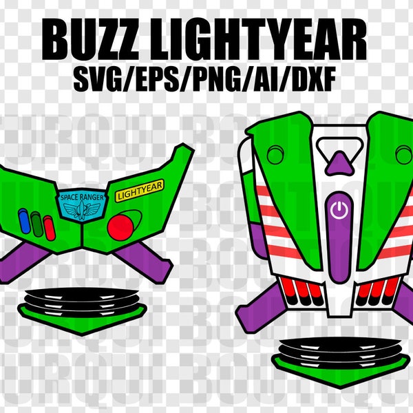 Buzz Lightyear SVG/PNG/AI, Vector Digital File for Cricut, File para camisetas, Tshirt Toy Story