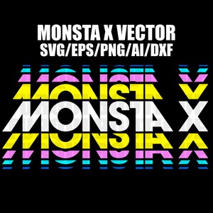 Monsta X Logo Vector SVG/PNG/AI, Vector Digital File for Cricut, Design Kpop Monbebe The Dreaming