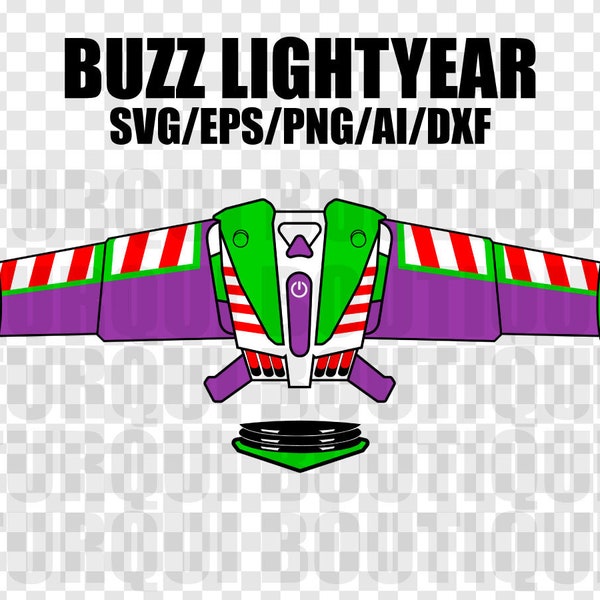 Buzz Lightyear SVG/PNG/AI, Vector Digital File for Cricut, File para camisetas, Tshirt Toy Story, Disfraz