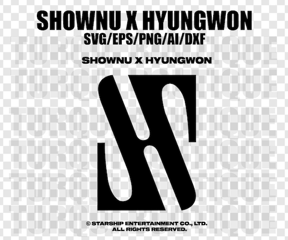 Shownu X Hyungwon Monsta X Logo Vector SVG/PNG/AI, Vector