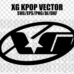 Xg Kpop band Logo Vector 2022 SVG/PNG/AI, Vector Digital File for Cricut, Kpop Shooting Star