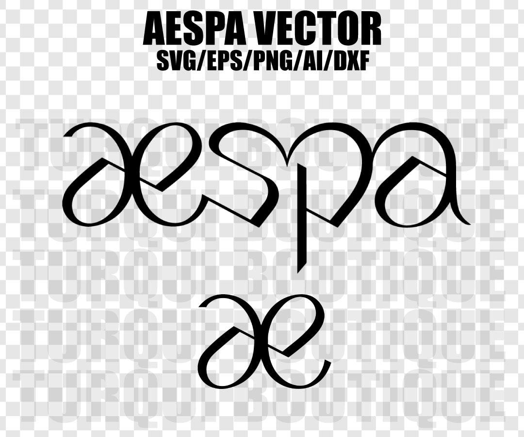 Aespa Logo Vector SVG/PNG, Vector Digital File for Cricut, Design
