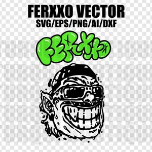 Ferxxo Caracter Vector SVG/PNG/AI, Vector Digital File for Cricut, Design Feid