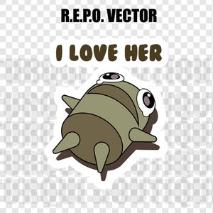 Repo I love her Vigeogame YouTube Game  svg/png/ai, Vector Digital File for Cricut, File para camisetas, Tshirt Repo