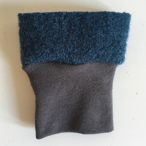 Boiled wool trousers for children, unisex, for autumn and winter image 9