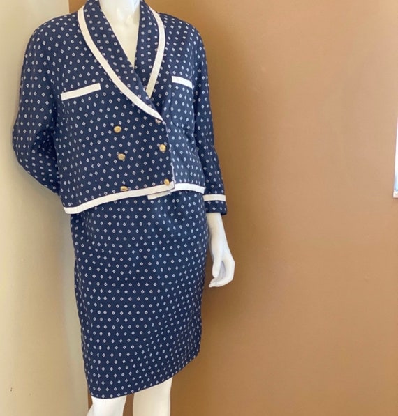 Authentic Chanel Skirt Suit