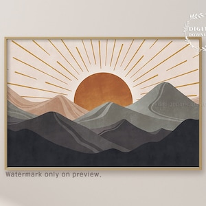Abstract Mountain, Mountains Wall Art, Large Mountain art, Wood Mountain, Nature Wall Art, Abstract Landscape, Nursery Print, Modern Home