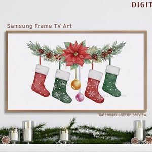 Samsung TV Frame, Frame tv art, TV art christmas, Samsung frame tv, Noliday tv art, Christmas tv art, Digital art tv, Winter tv art, Holiday