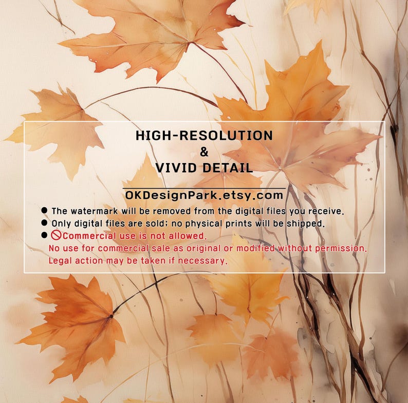 Fall Decor Prints Set of 3, Farmhouse Autumn Printable Fall Leaves Art ...