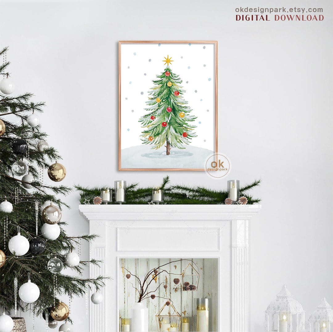 Christmas Print, Holiday Decor, Christmas Decor, Christmas Printables, Christmas Trees Christmas